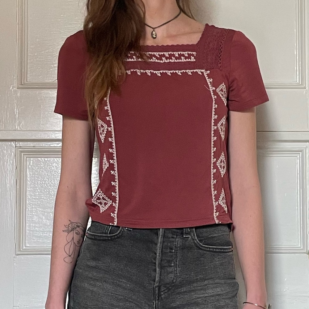 Boho Soft & Sexy American Eagle Shirt size Small
